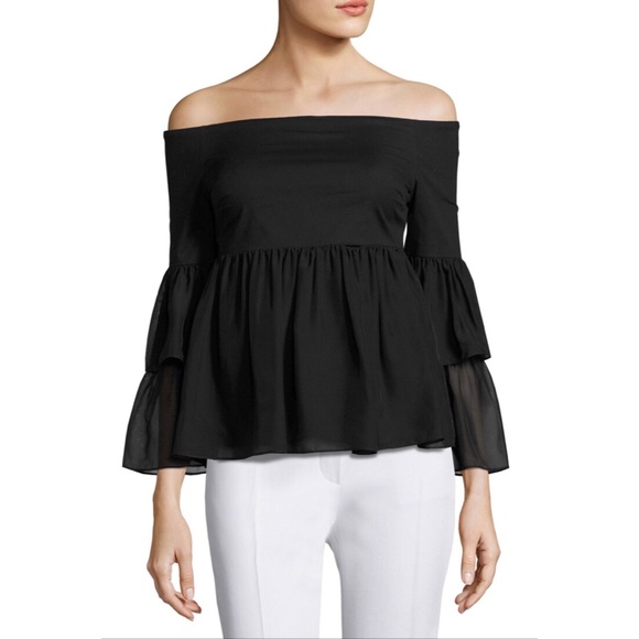 Rachel Zoe Charlotte Off-the-Shoulder Top - Picture 1 of 9